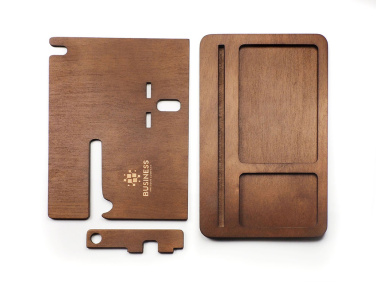 Logo trade promotional giveaways picture of: Wooden organiser 2016121