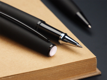 Logo trade promotional merchandise image of: Opal stone Pen set 1286036