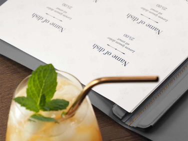 Logo trade promotional products image of: Menu cover 1788094