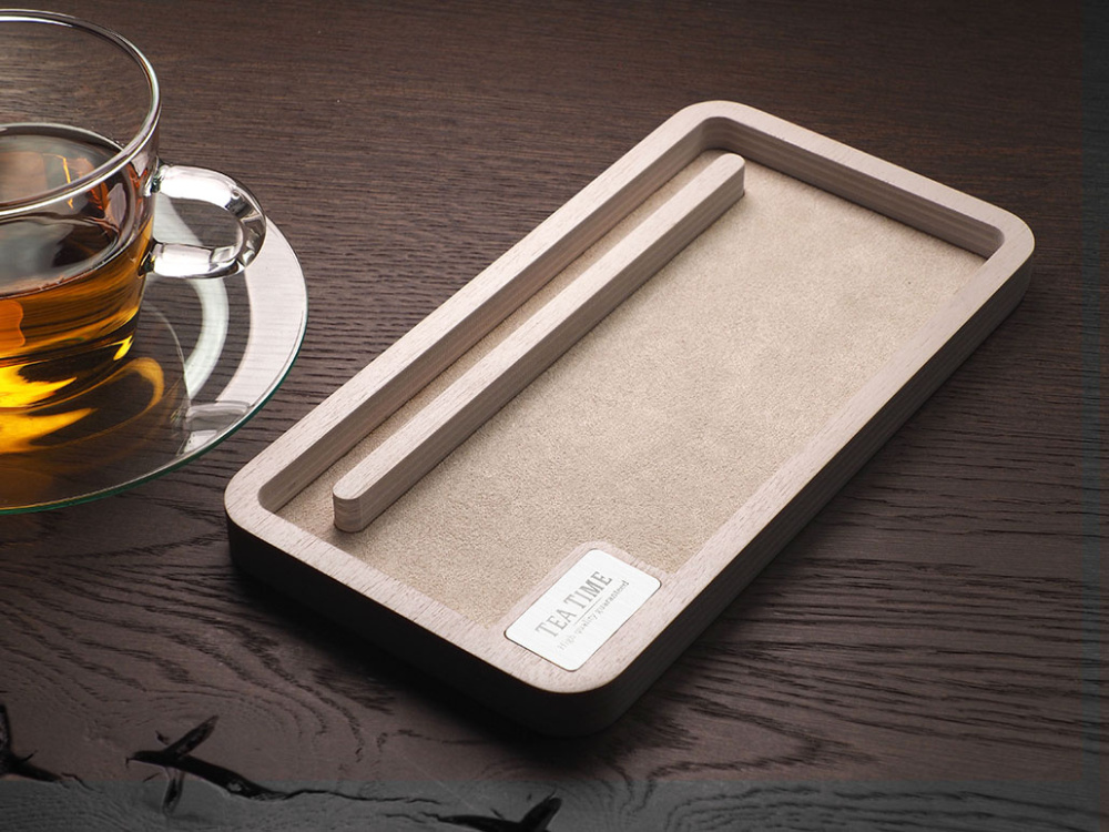 Logo trade promotional merchandise photo of: Wooden desk organiser 1818121