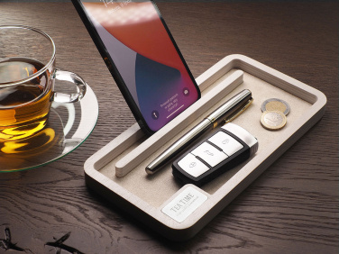 Logo trade advertising products image of: Wooden desk organiser 1818121