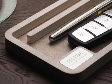 Logo trade promotional giveaways picture of: Wooden desk organiser 1818121