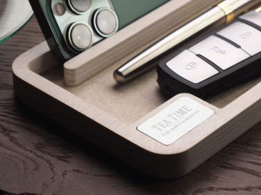 Logo trade promotional merchandise picture of: Wooden desk organiser 1818121