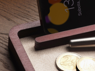 Logo trade advertising product photo of: Wooden desk organiser 1818121