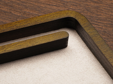 Logo trade promotional merchandise image of: Wooden desk organiser 1818121