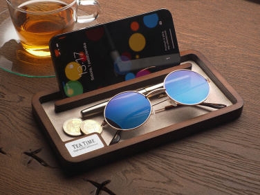 Logo trade promotional giveaway photo of: Wooden desk organiser 1818121