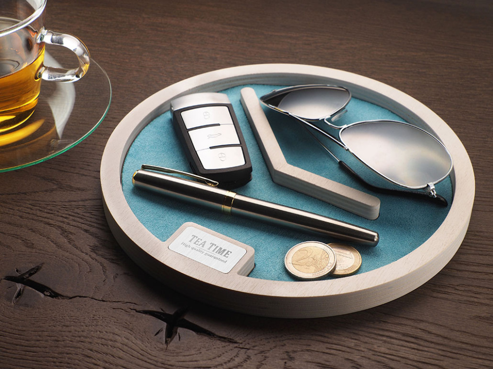 Logotrade promotional product picture of: Wooden desk organiser 1817121