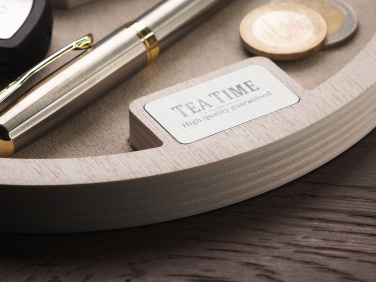 Logo trade corporate gifts image of: Wooden desk organiser 1817121