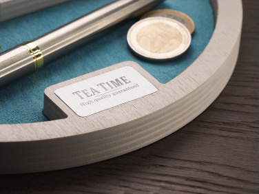 Logo trade advertising products image of: Wooden desk organiser 1817121