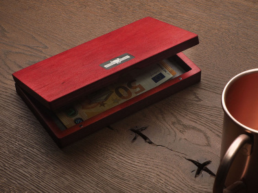 Logotrade promotional giveaway image of: Wooden bill box 1816121