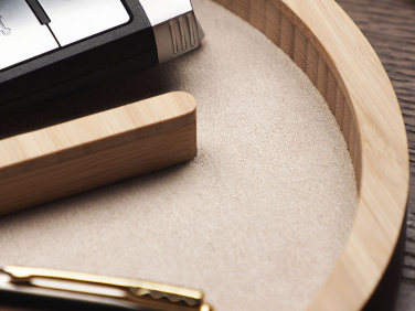 Logotrade promotional giveaway image of: Wooden desk organiser 1817292