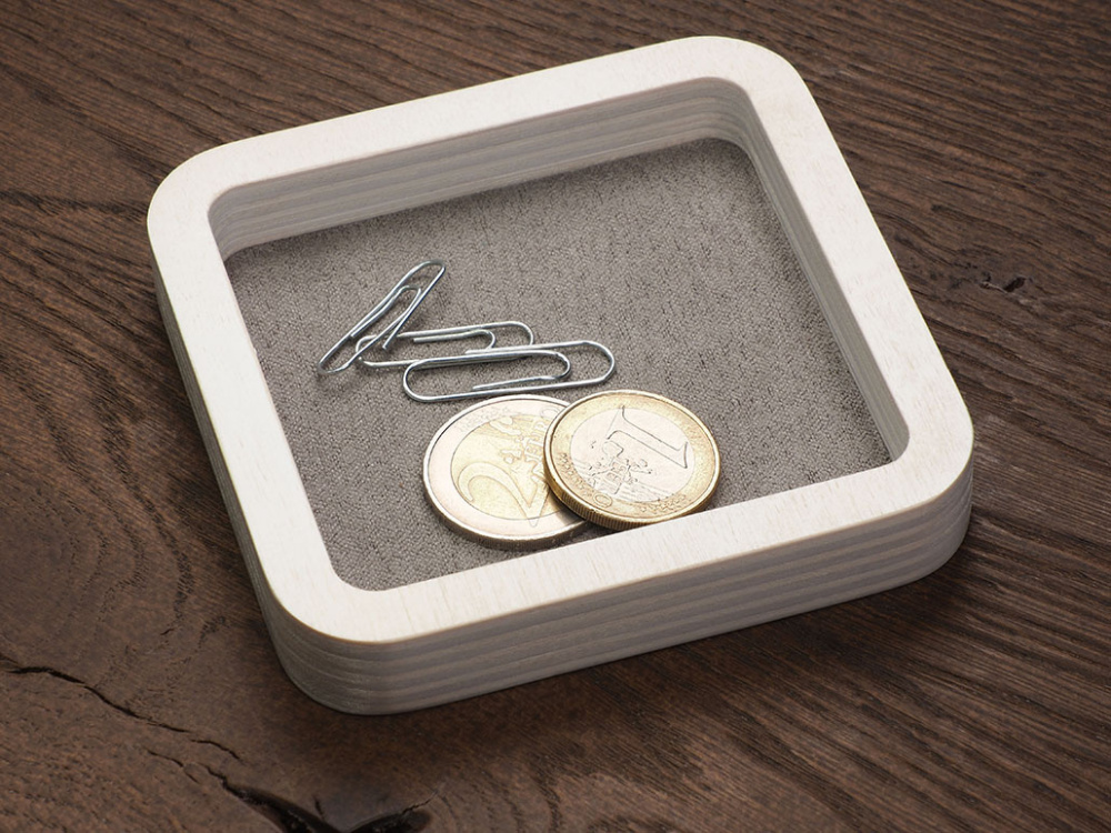Logo trade corporate gifts picture of: Wooden desk organiser 1849121