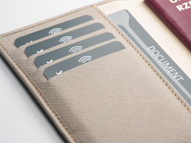 Logotrade promotional product image of: RFID passport case 1301113