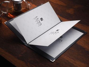 Logo trade business gifts image of: Menu cover Fine Dining Pro 1633319