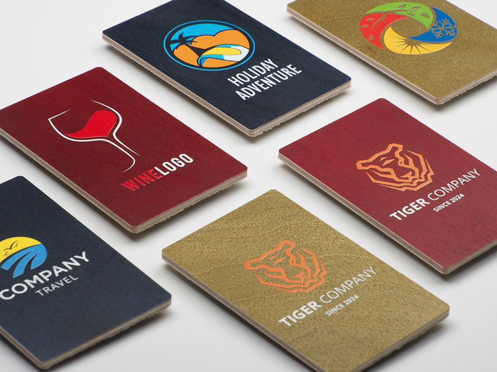 Logo trade promotional items image of: Wooden magnet 2034121