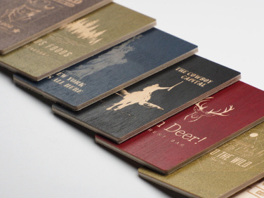 Logo trade promotional items picture of: Wooden magnet 2034121