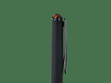 Logo trade promotional products picture of: Ball pen with AMBER stone 2070036