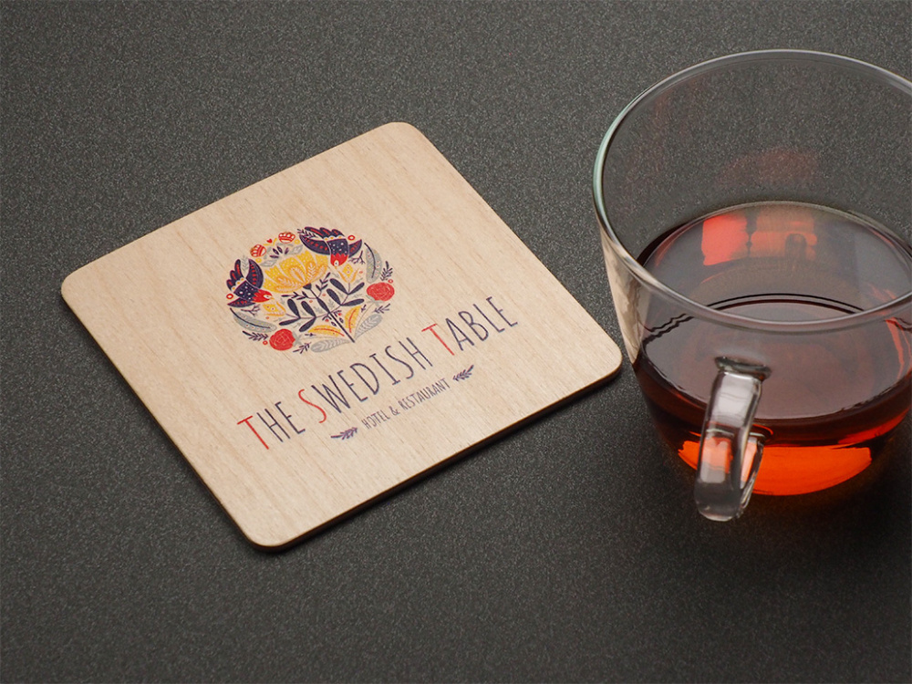 Logotrade promotional merchandise image of: Coaster 1857121