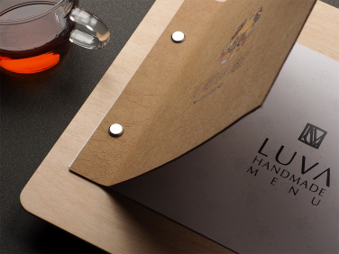 Logo trade promotional merchandise photo of: Menu cover 1211121