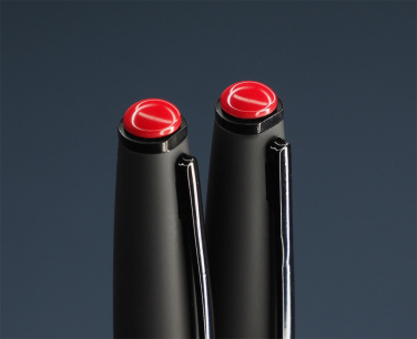 Logo trade advertising product photo of: Coral stone Pen set 1285036