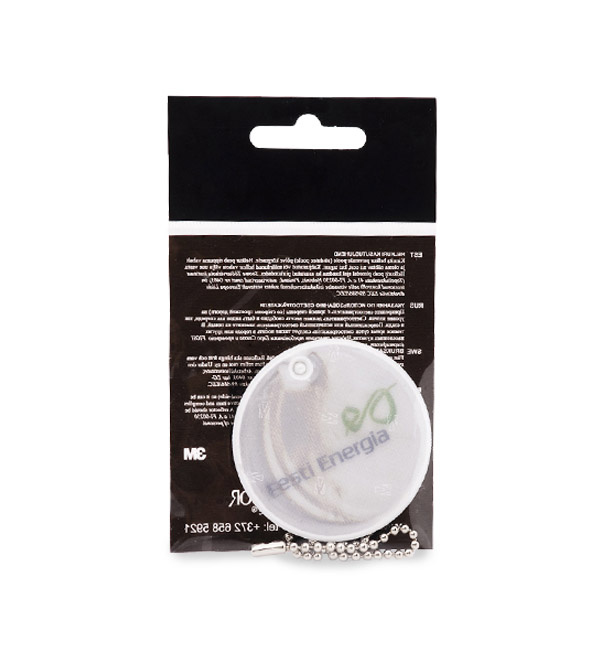 Logo trade promotional merchandise image of: Soft reflector with your logo dia. 50 mm