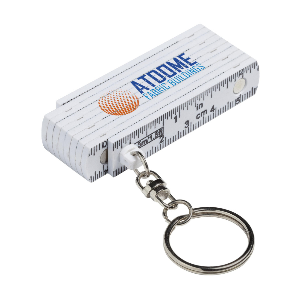 Logo trade business gift photo of: MiniMetric ruler