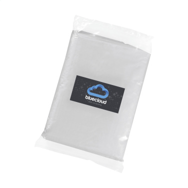Logo trade promotional products image of: Clear poncho/raincoat