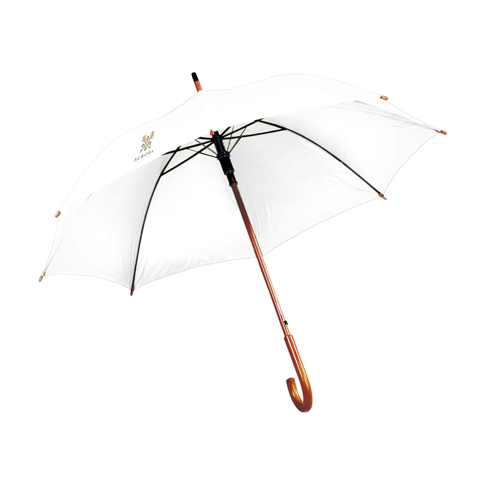 Logo trade promotional merchandise photo of: FirstClass RCS RPET umbrella 23 inch