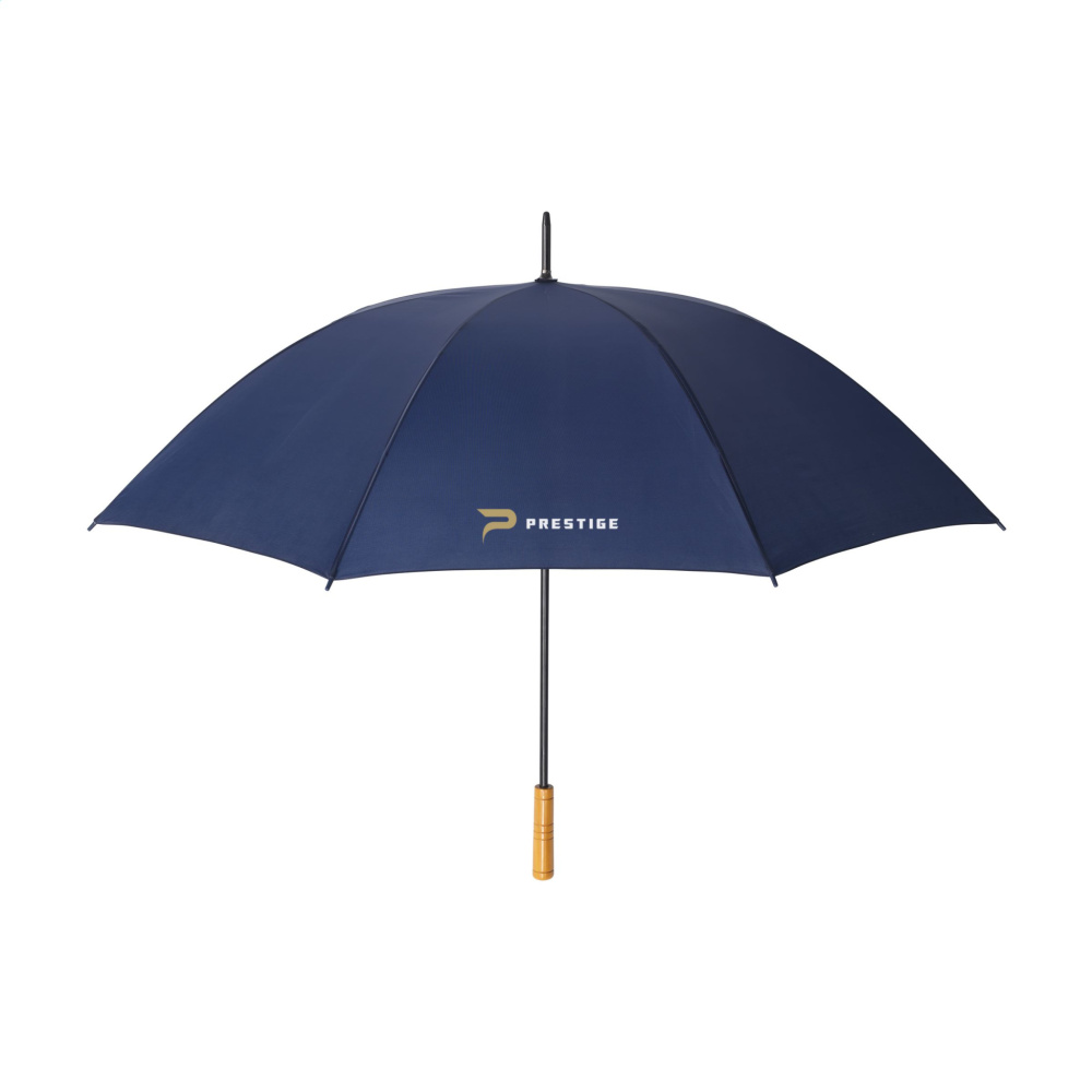 Logo trade corporate gift photo of: BlueStorm RCS RPET umbrella 30 inch