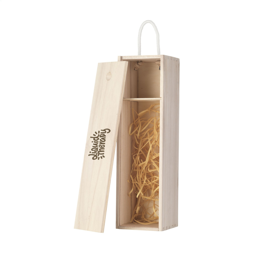 Logo trade promotional item photo of: WineWood wine box