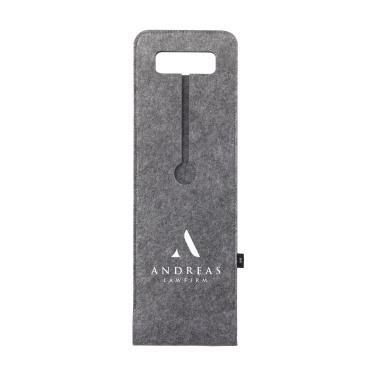 Logo trade promotional items image of: Wine Bag-to-Give GRS RPET