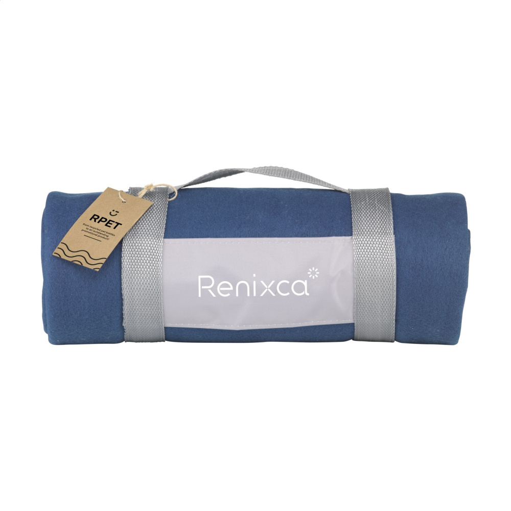 Logotrade promotional gift image of: SuperSoft RPET (180 g/m²) fleece blanket