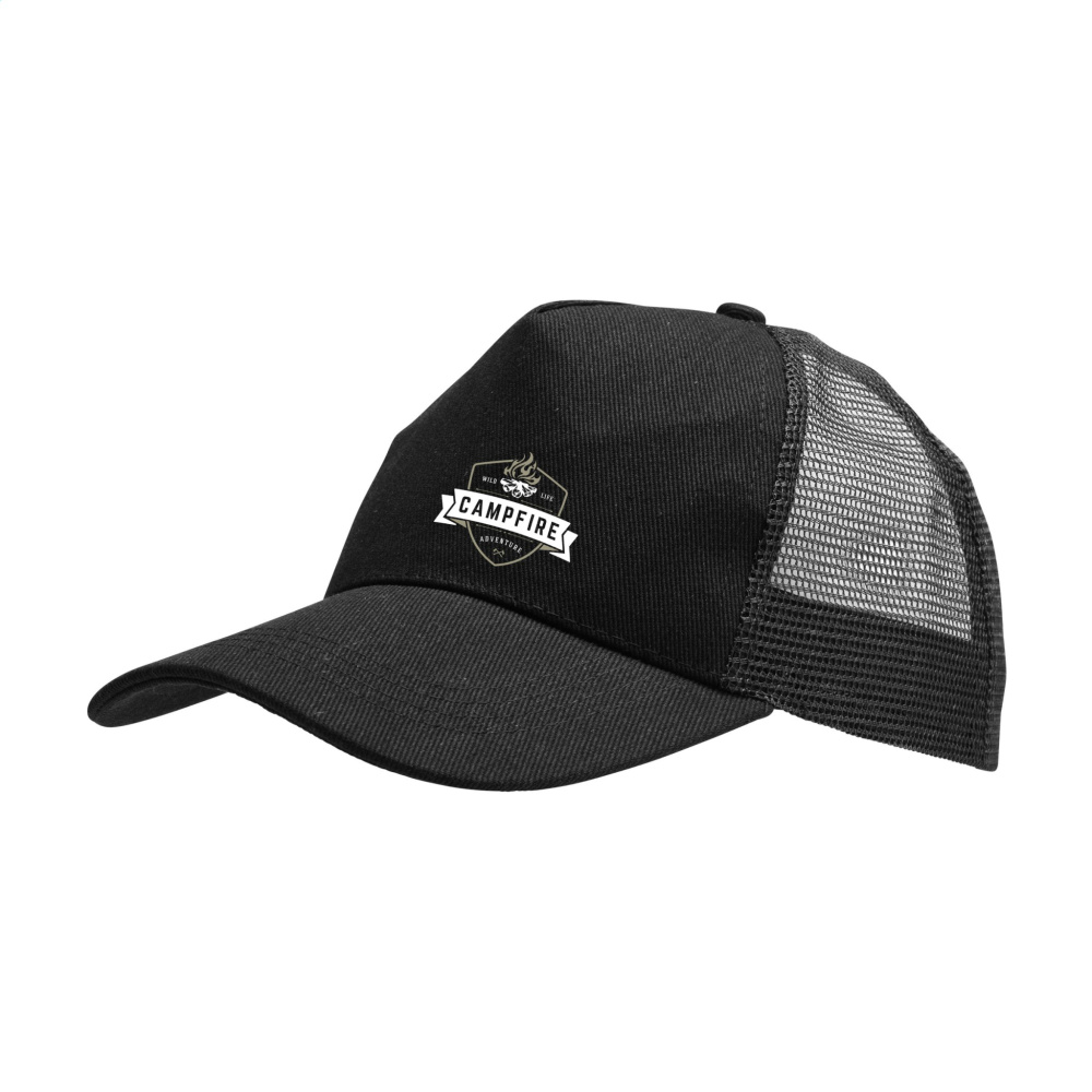 Logotrade promotional merchandise photo of: Trucker Recycled Cotton cap