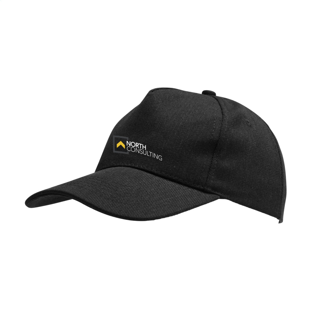 Logo trade promotional giveaway photo of: Hamar Cap Recycled Cotton cap
