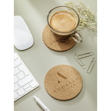 Logo trade promotional merchandise image of: Cork Coaster Set