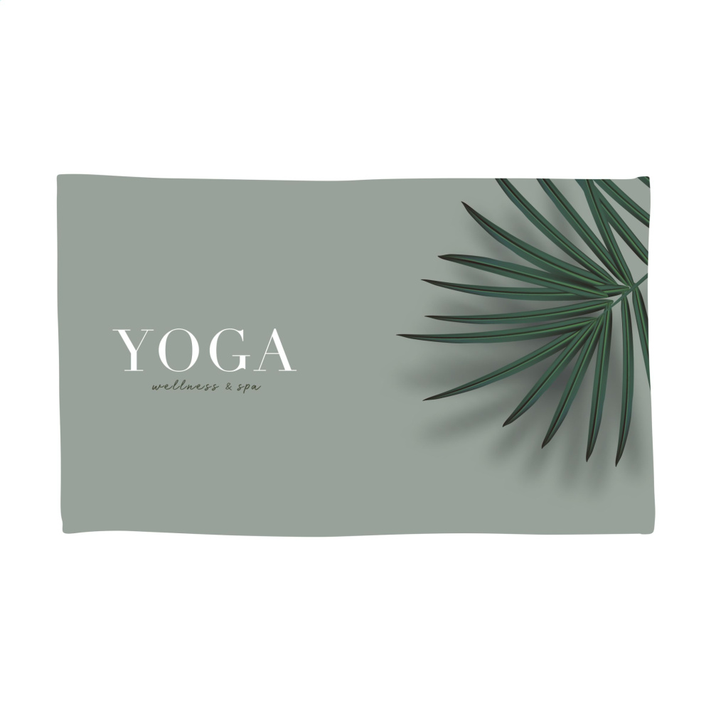 Logo trade corporate gifts image of: Printed RPET Towel 350 g/m² 50x100