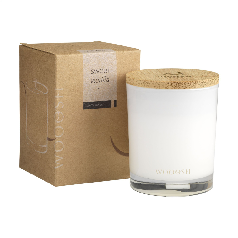Logo trade promotional merchandise photo of: Wooosh Scented Candle Sweet Vanilla
