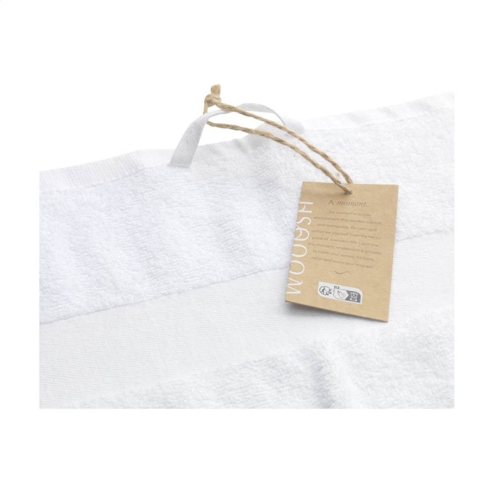 Logo trade promotional gifts image of: Wooosh Towel GRS Recycle Cotton Mix  100 x 50 cm