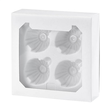 Logotrade advertising product image of: Christmas Bauble Ø 6 cm - set of 4 - Made in Europe