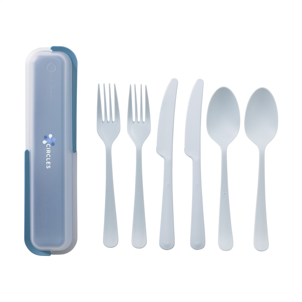 Logo trade promotional giveaway photo of: Outdoor 6-piece Cutlery Set
