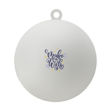 Logo trade promotional products picture of: Christmas Bauble Ø 7 cm Recycled PP - Made in Europe