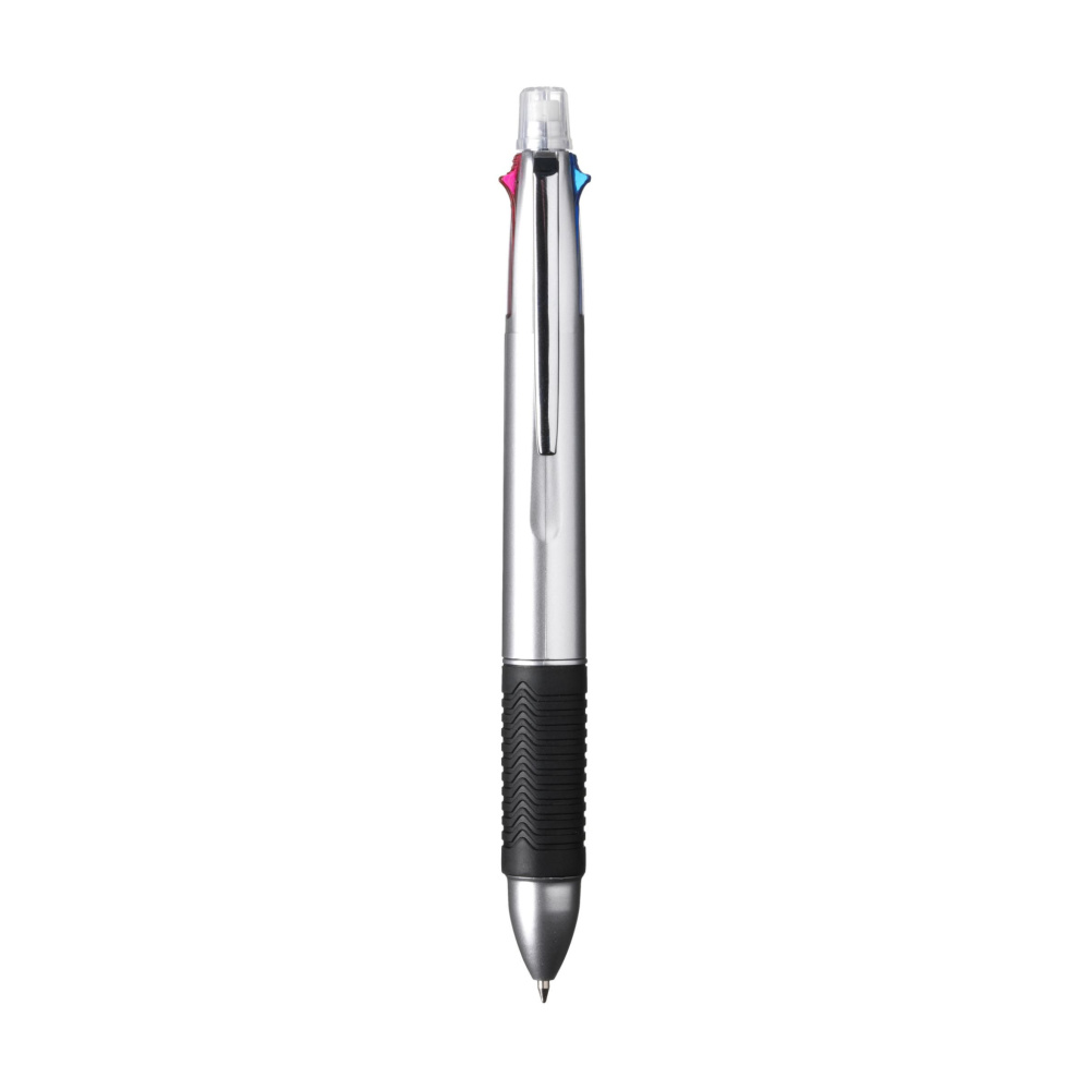 Logo trade promotional merchandise image of: Quintet 5-in-1 pen pencil