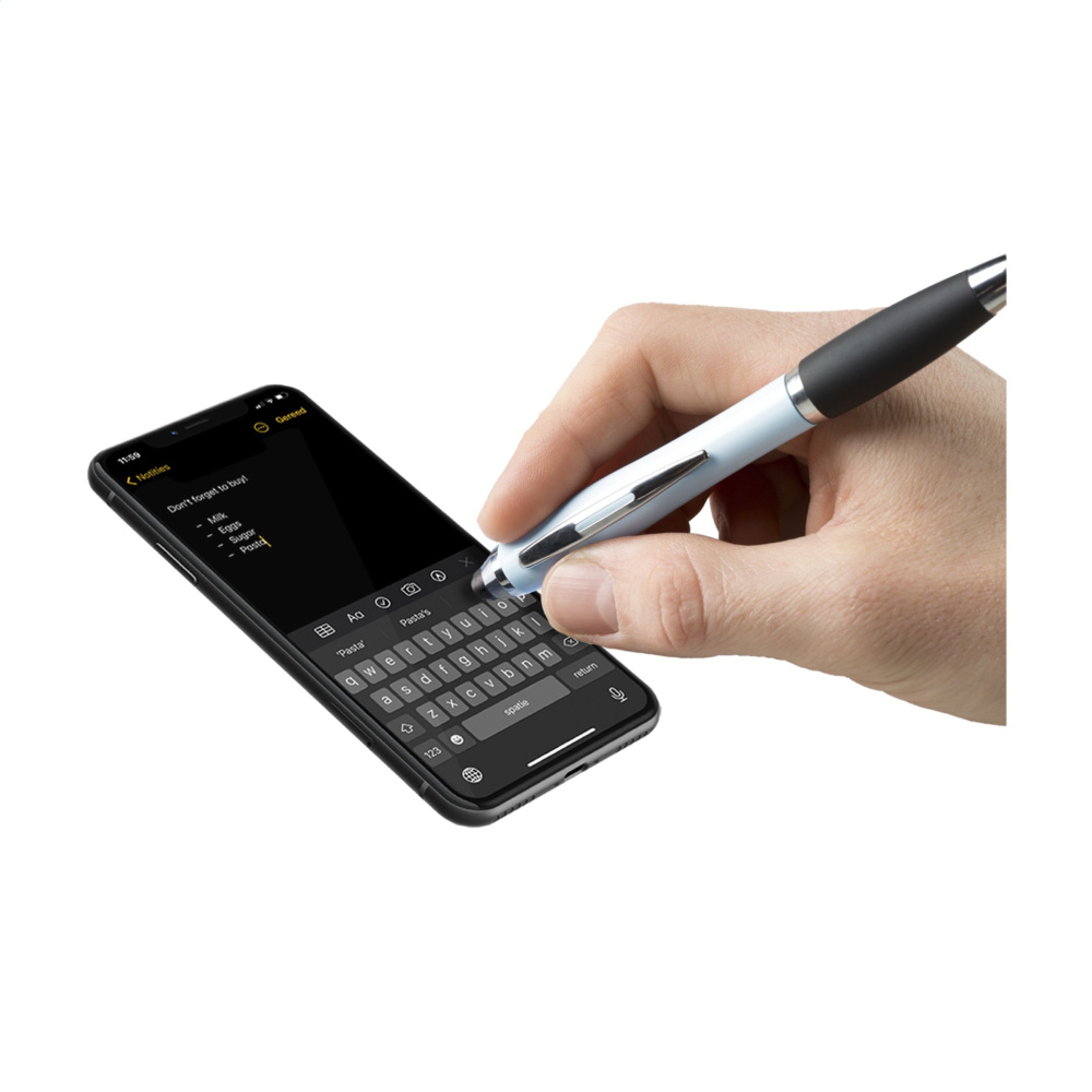 Logo trade corporate gift photo of: Athos Colour Touch stylus pen