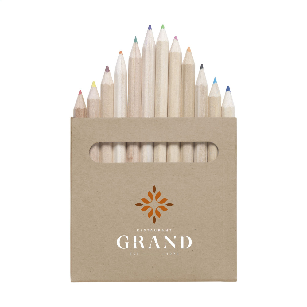 Logo trade business gifts image of: Pastelli coloured pencils