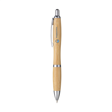 Logo trade corporate gift photo of: Athos Bamboo pen