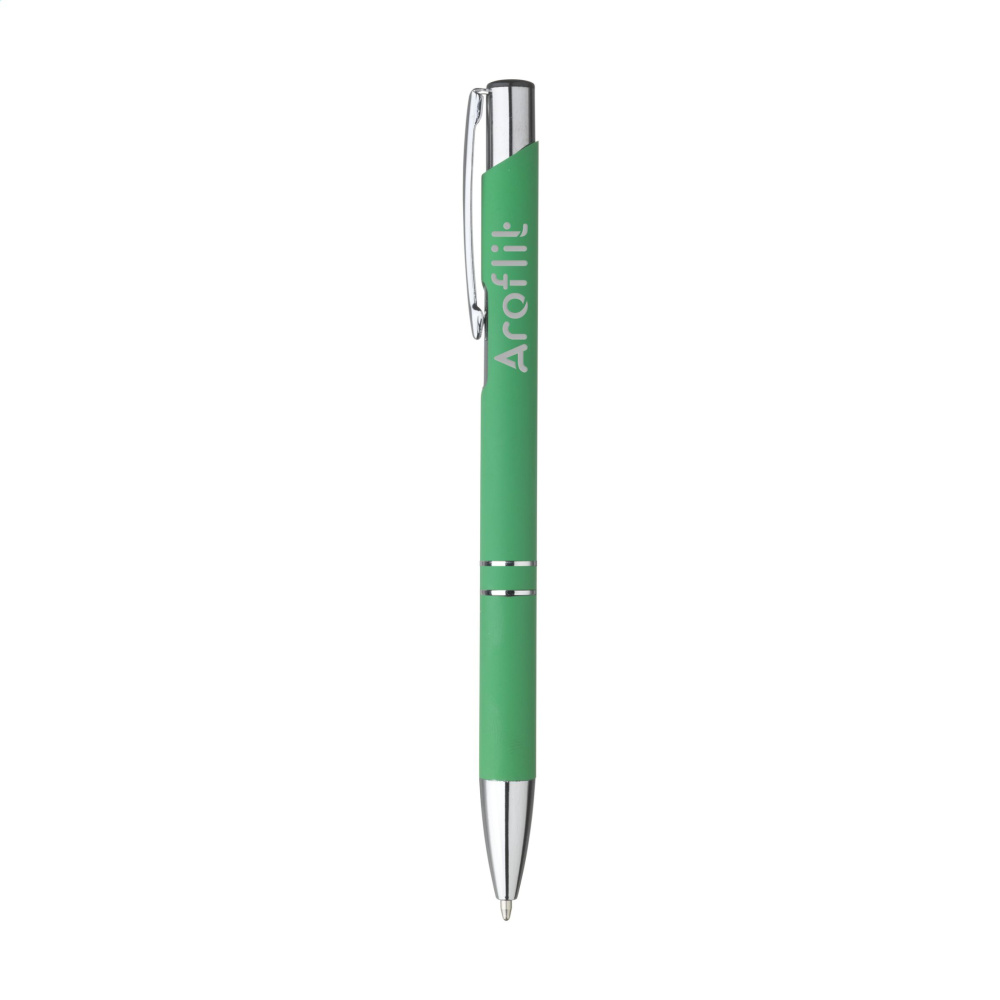 Logotrade promotional giveaways photo of: Ebony Soft Touch Accent pen