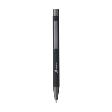 Logo trade promotional gift photo of: Brady Soft Touch Recycled Alu pens