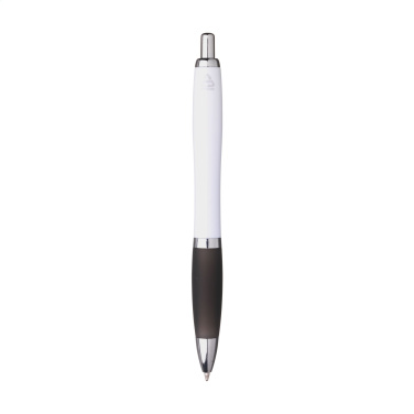Logo trade promotional giveaways image of: Athos Trans GRS Recycled ABS pen