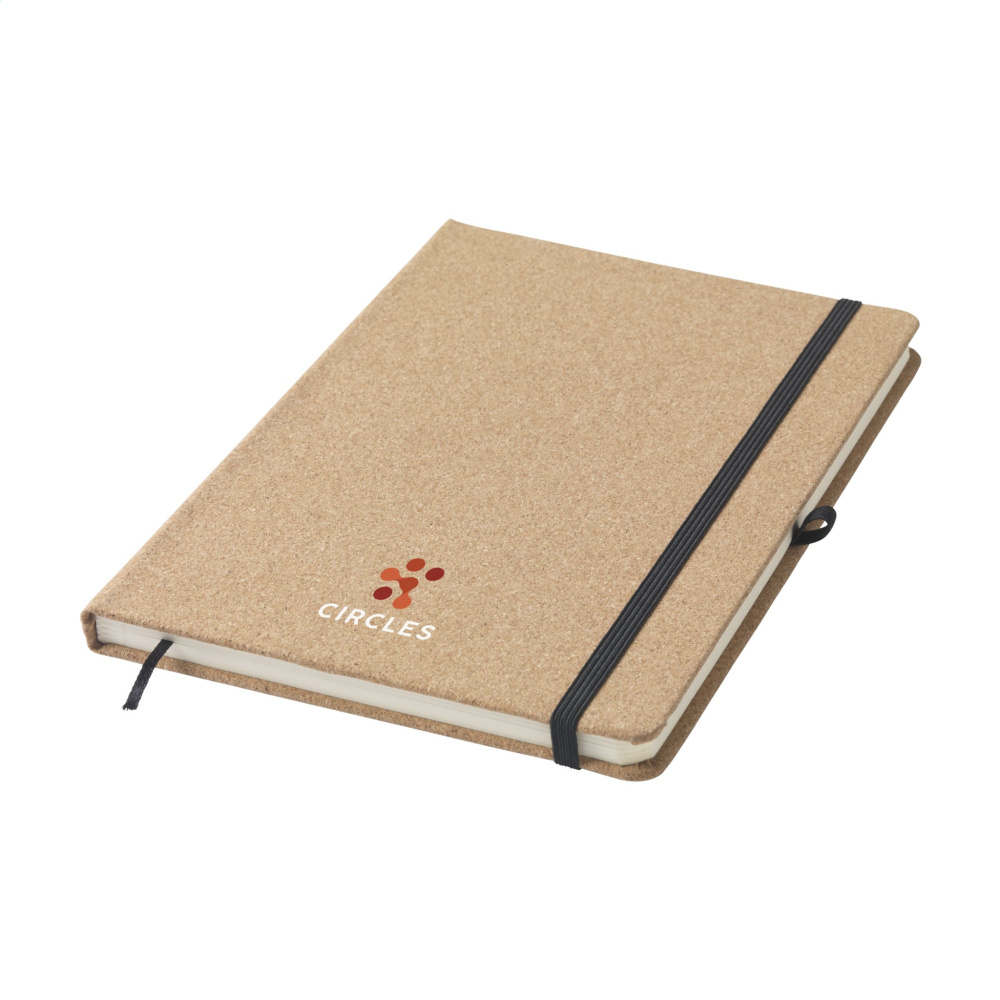 Logo trade business gift photo of: CorkNote A5 Paper notebook