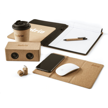 Logo trade corporate gifts image of: Eco Conference Cork A4 document folder
